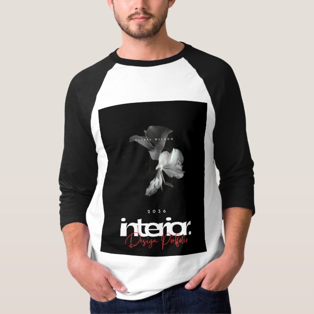 Camiseta Vibra de flor vegetal (Anverso)