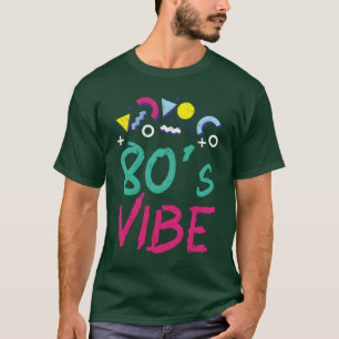 Camiseta Vibra de los 80 1980 Fiesta Vintage de los Ochenta