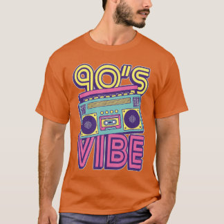 Camiseta Vibra de los 90 Amante de la música de los 90 Fies