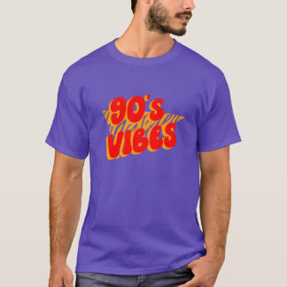 Camiseta Vibra de los 90 Década de los Noventa 1990 Vintage