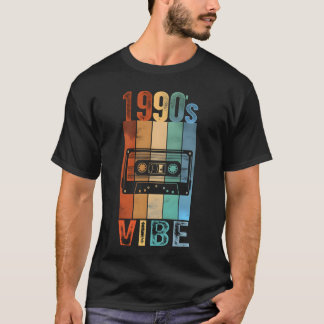 Camiseta Vibra de los 90 Estilo Vintage de los Noventa Retr