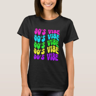 Camiseta Vibra de los 90 Retro Vintage Años 90 Estilos de f