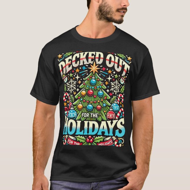 Camiseta Vibra de vacaciones de los navidades (Anverso)