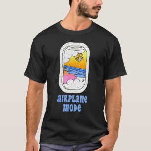 Camiseta Vibra de viaje en modo avión de los 90 Piloto ret