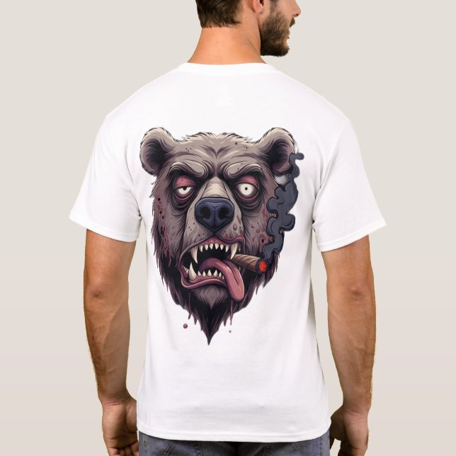 Camiseta Vibra la tranquilidad de Smokey Bear (Reverso)