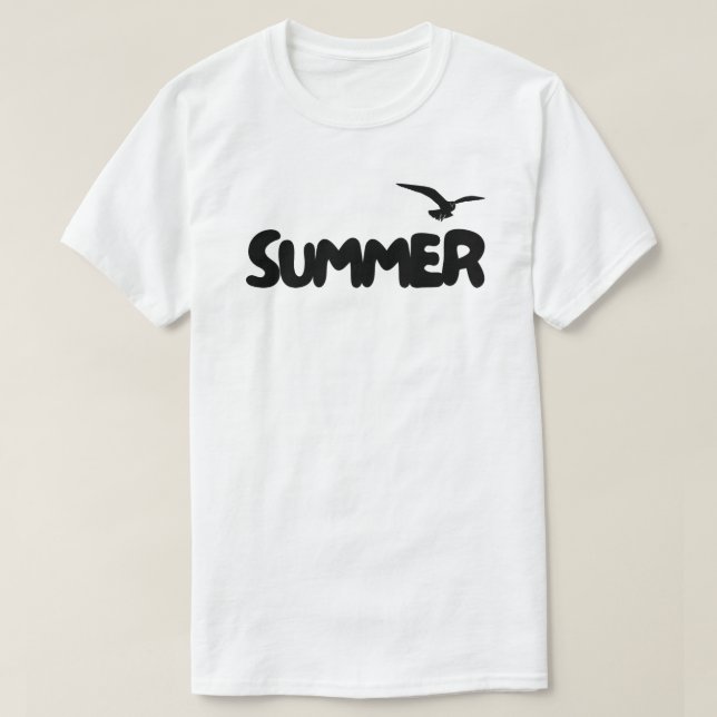 Camiseta Vibra Simple de Verano (Diseño del anverso)
