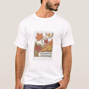 Camiseta Vibraciones acogedoras de otoño con esta Temporada