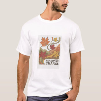 Camiseta Vibraciones acogedoras de otoño con esta Temporada