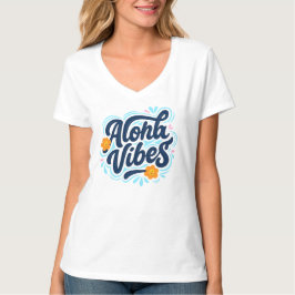 Camiseta Vibraciones Aloha de Hawái Isla Hawaiana