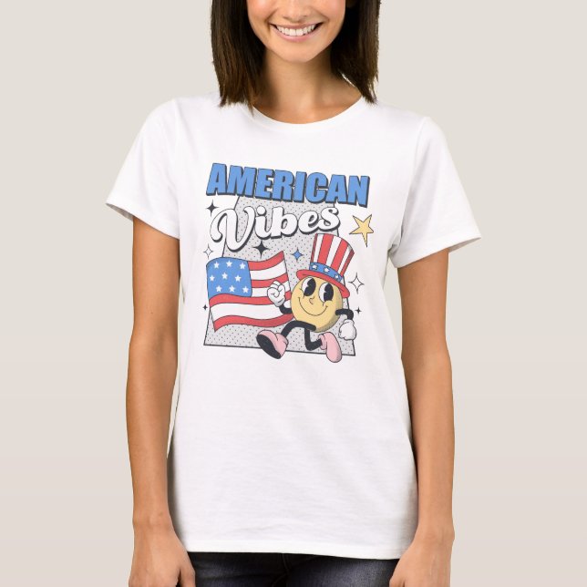 Camiseta Vibraciones americanas (Anverso)