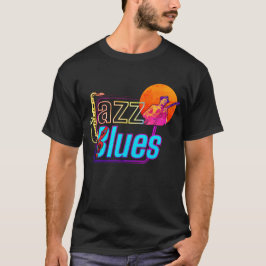 Camiseta Vibraciones Coloridas de Jazz y Blues