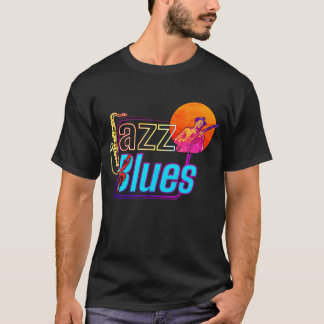 Camiseta Vibraciones Coloridas de Jazz y Blues