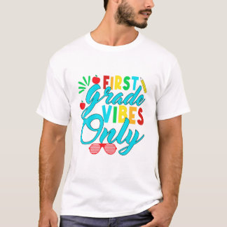 Camiseta Vibraciones De 1er Grado Maestros Niños Niñas Dive