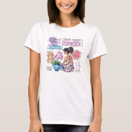Camiseta Vibraciones de Amor Propio | Estética de Empoderam