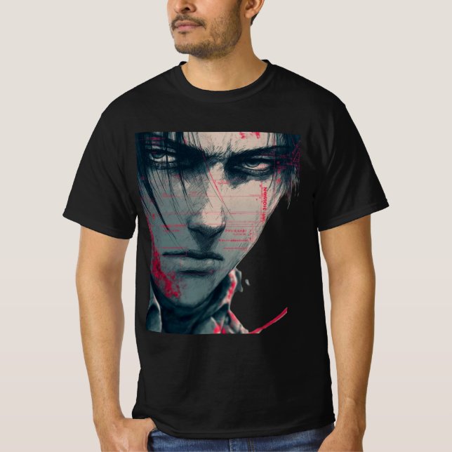 Camiseta Vibraciones de Anime Desatadas – Edición Streetwea (Anverso)