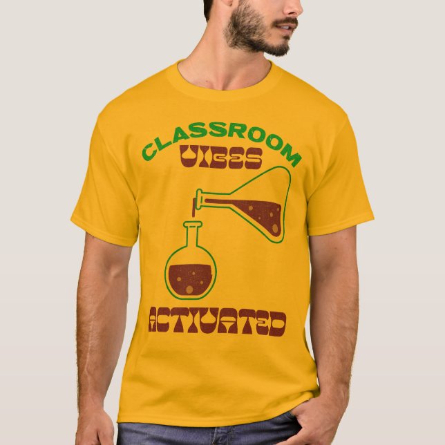 Camiseta Vibraciones de Aula Activadas Profesor de Aula (Anverso)