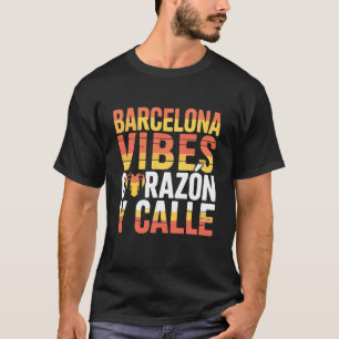 Camiseta Vibraciones de Barcelona Corazón Calle Arte Urbano