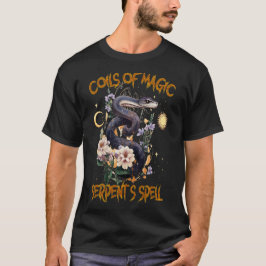 Camiseta Vibraciones de Bruja Serpiente Mágica, Bobinas de 