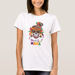 Camiseta Vibraciones de Carnaval de Mardi Gras Mama
