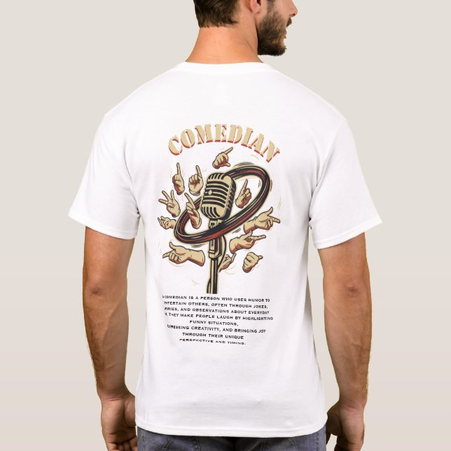 Camiseta Vibraciones de Comedia (Reverso)