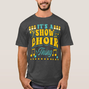 Camiseta Vibraciones de coro de espectáculo para niño canta