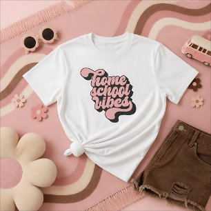 Camiseta Vibraciones de Educación en Casa al Estilo Retro P