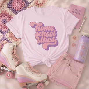 Camiseta Vibraciones de Escuela en Casa Retro