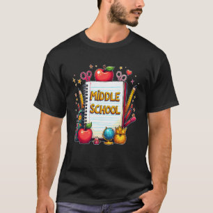 Camiseta Vibraciones de Escuela Media Maestro Niño Escuela 