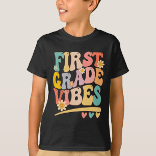 Camiseta Vibraciones De Grado Para Niñas Niños Maestro De 1