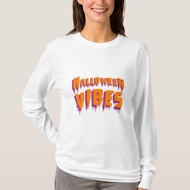 Camiseta Vibraciones de Halloween (Anverso)