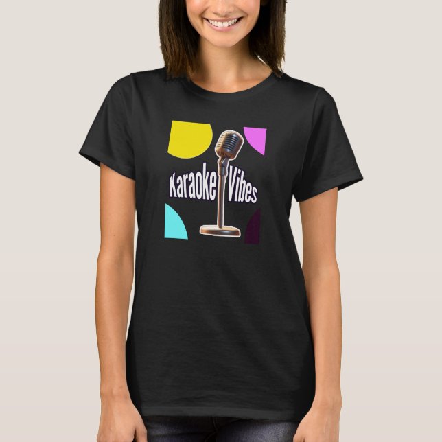 Camiseta Vibraciones de Karaoke (Anverso)
