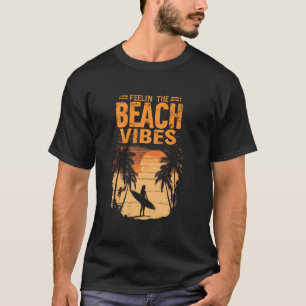 Camiseta Vibraciones de la playa de la isla de verano Vacac