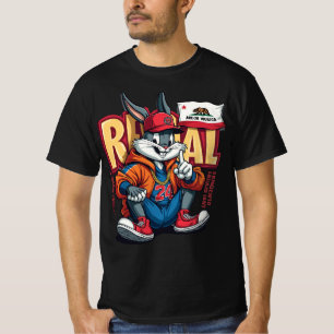 Camiseta Vibraciones de Liebre Urbana – Conejo Callejero al
