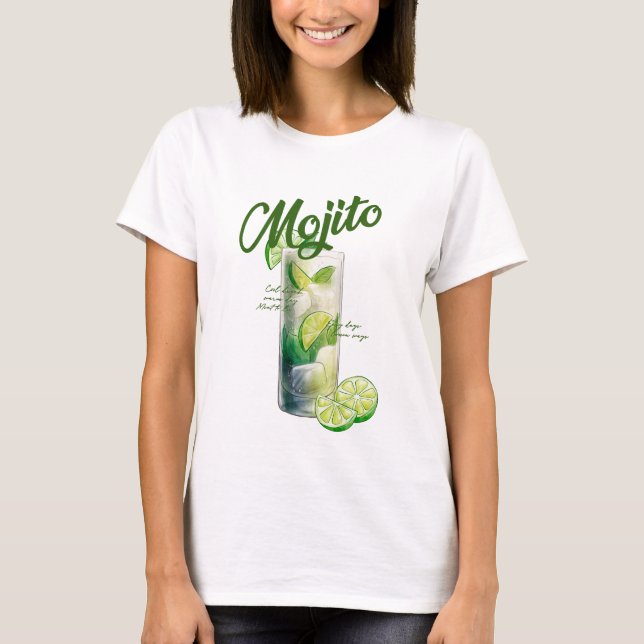 Camiseta Vibraciones de limón mentolado (Anverso)