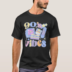 Camiseta Vibraciones de los 90 Estilo Retro de los Noventa