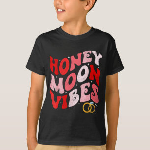Camiseta Vibraciones de luna de miel parejas recién casadas
