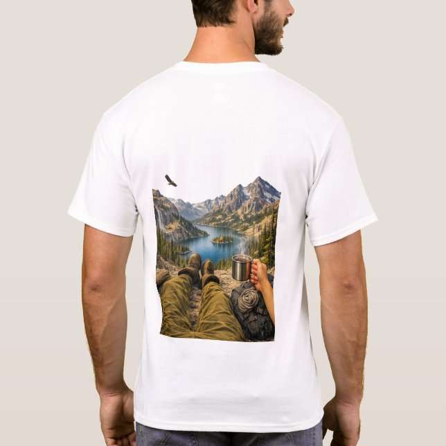 Camiseta Vibraciones de Montaña Solamente (Reverso)