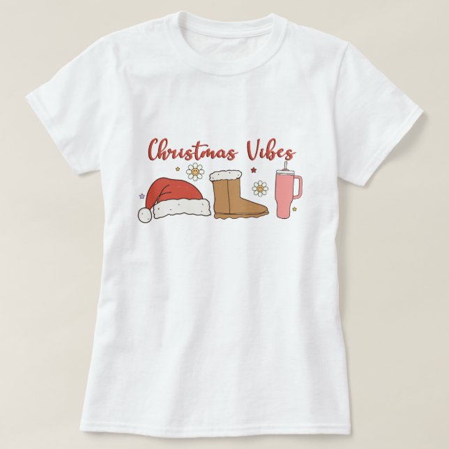 Camiseta Vibraciones de Navidad (Diseño del anverso)