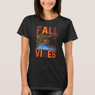 Camiseta Vibraciones de Otoño Retro Especias de Calabaza Ca