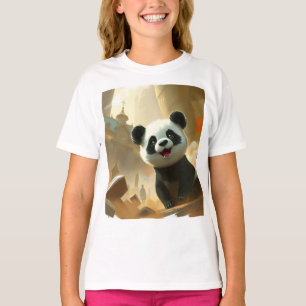 Camiseta Vibraciones de Panda Adorable