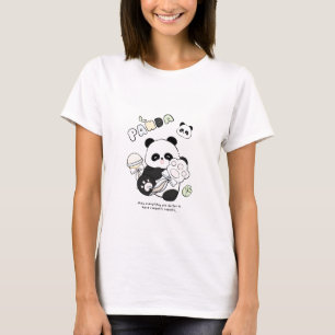 Camiseta Vibraciones de Panda Romántico