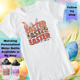 Camiseta Vibraciones de Pascua con conejo de Pascua