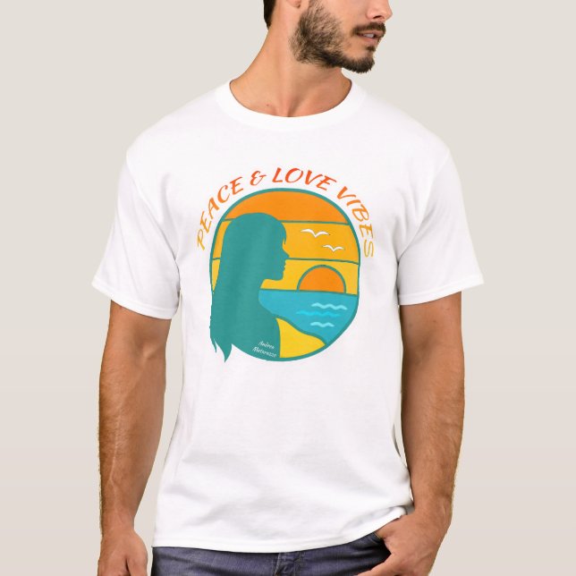 Camiseta Vibraciones de Paz y Amor (Anverso)