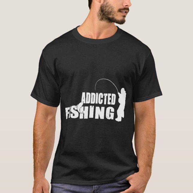 Camiseta Vibraciones de pesca con mosca (Anverso)