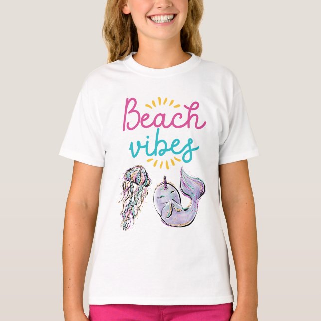 Camiseta Vibraciones de Playa Narval (Anverso)