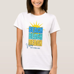Camiseta Vibraciones de playa personalizadas