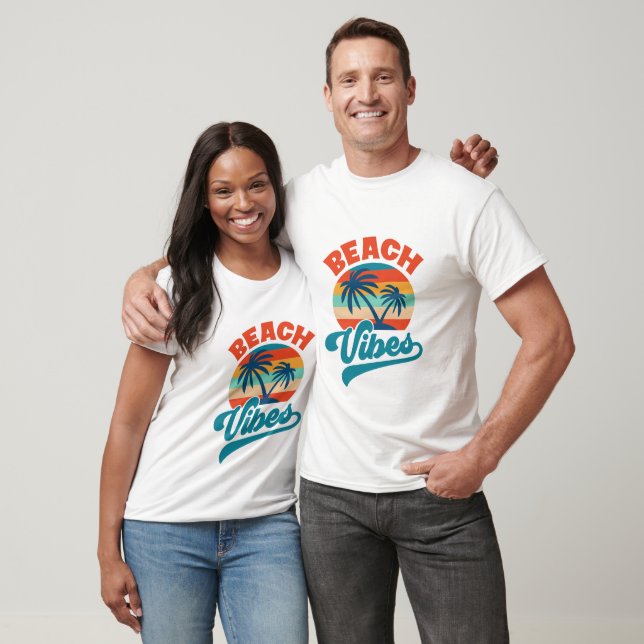 Camiseta Vibraciones de Playa - Verano (Unisexo)