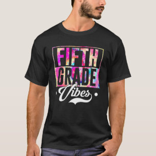 Camiseta Vibraciones de Quinto Grado De vuelta al colegio H