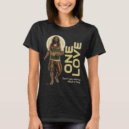 Camiseta Vibraciones de Reggae WWJD, Jesús Todos los Días,