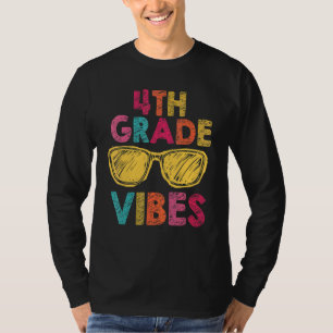 Camiseta Vibraciones de Regreso a la Escuela 4to Grado  Pri